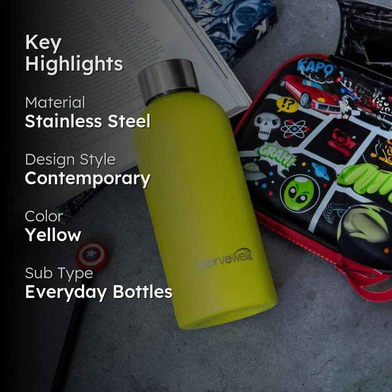 Steel Elegance Elixir Bottle (675 mL) - Lime Green media 2