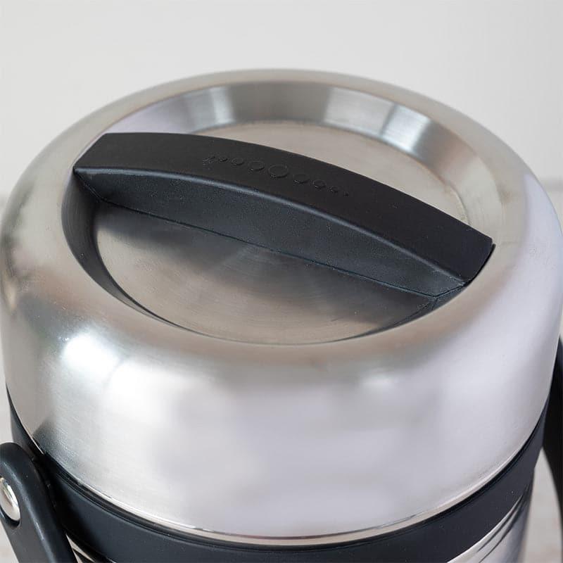 Cassa Insulated Lunch Box (Black,Silver) - 2500 ML media 10