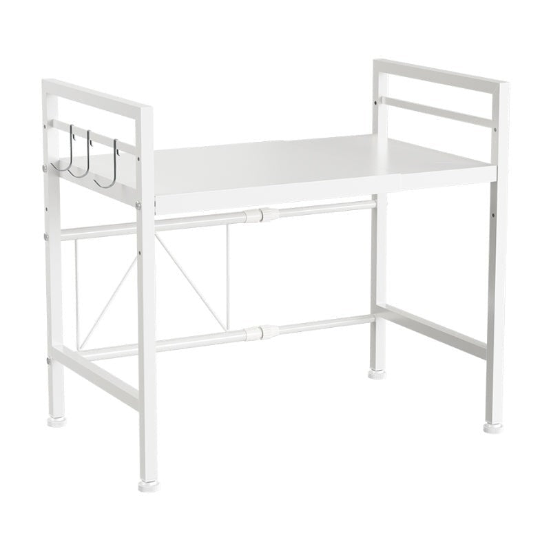 Esto Expandable Carbon Steel Microwave Stand with Adjustable Shelves media 4