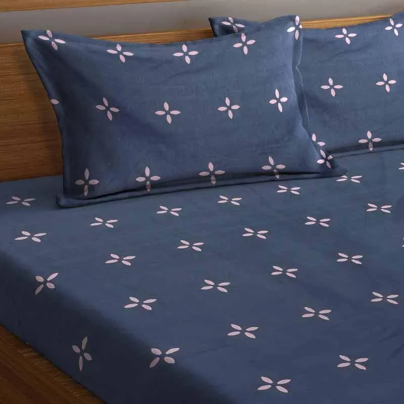 Star Fleur Printed Bedsheet - 150 GSM media 6