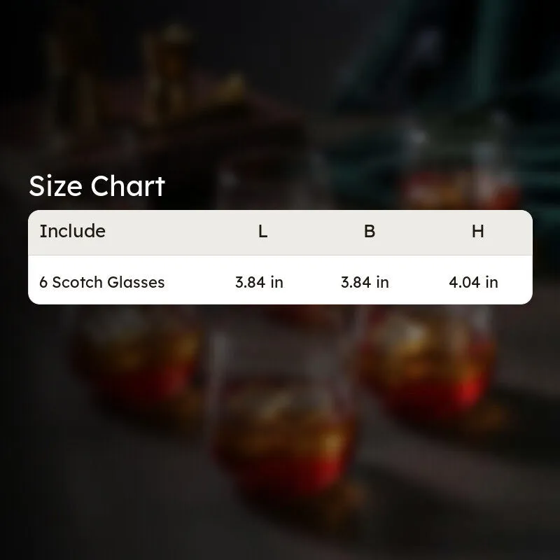Orange Bohemia Crystal Ombre Red  Whiskey Glasses (400 mL) - Set of Six media 10