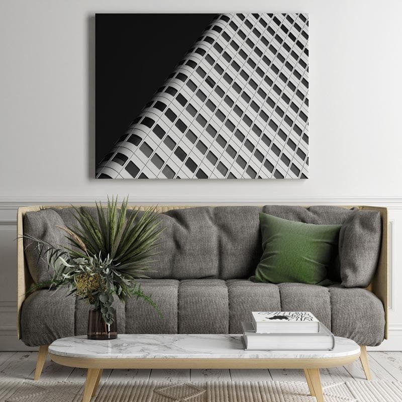 Contrast In Concrete Canvas Wall Painting - Gallery Wrap media 3