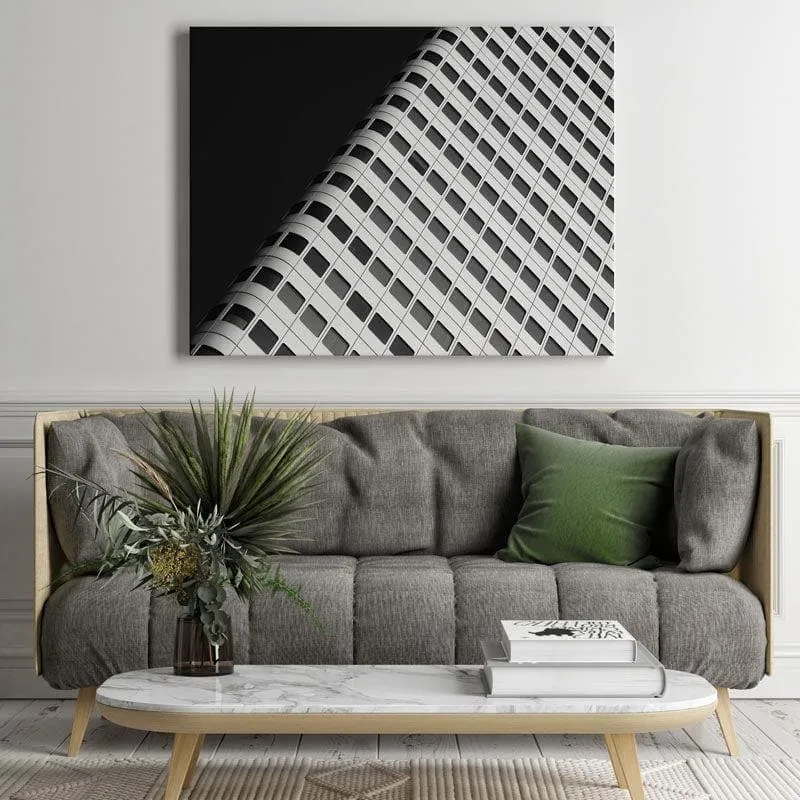 Contrast In Concrete Canvas Wall Painting - Gallery Wrap media 3