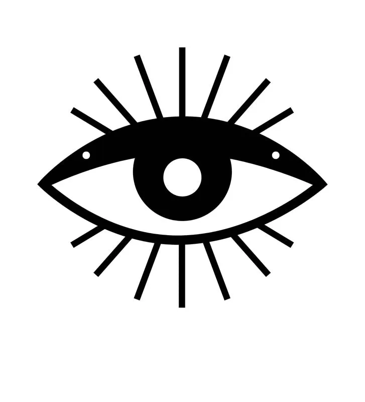 Evil Eye Symbol Mild Steel Wall Accent media 3