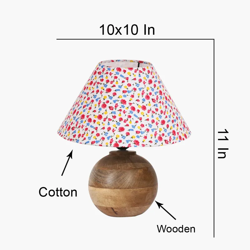 Fleura Orb Cotton Table Lamp - Multicolor media 7