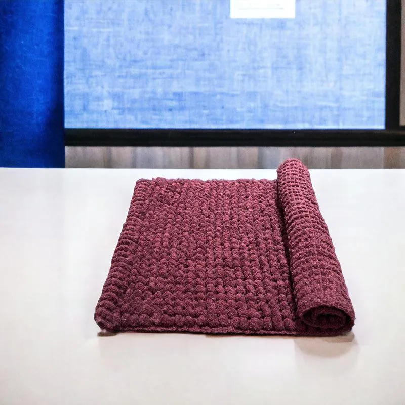 Melca Bathmat - Maroon media 4