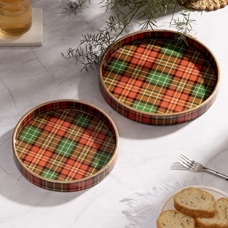 Festive Fir Serving Tray - Set Of Two media 1