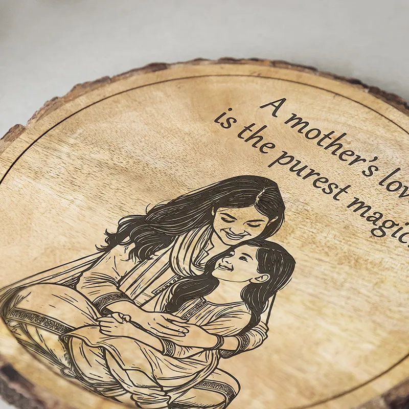 The Purest Magic Wood Showpiece - Round media 4