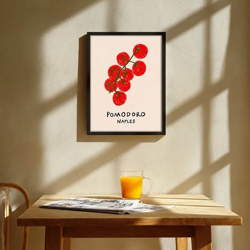 Freshly Picked Archival Canvas Wall Art - Black media 1