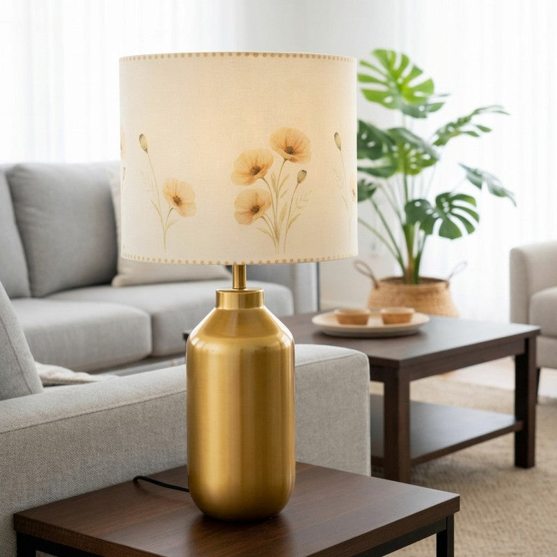 Verona Aura Cotton Table Lamp - Yellow media 3