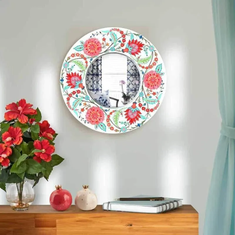 Chadreya Bloom Designer Handpainted Mirror media 3