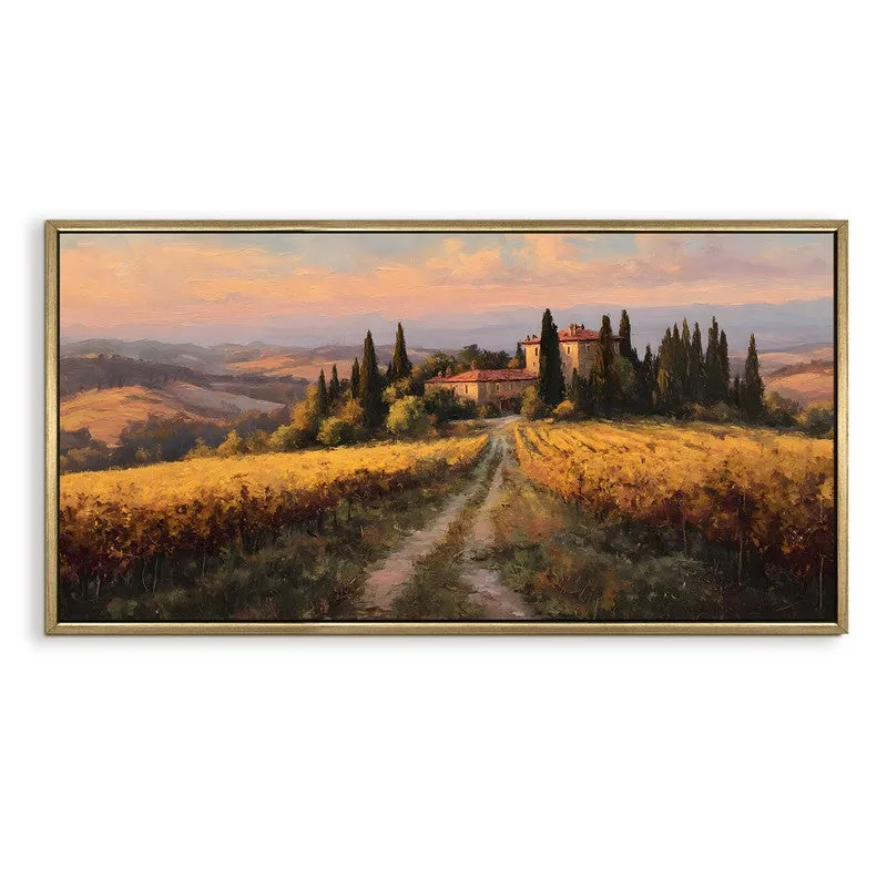 Vinescape Canvas Wall Painting With Frame media 3