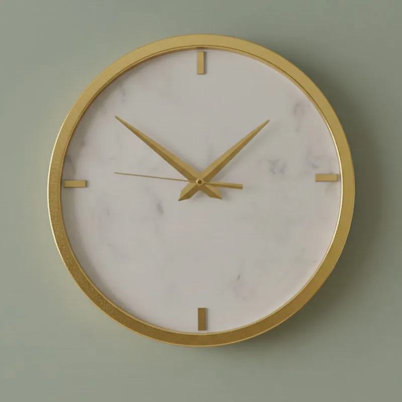 Akedia Handcrafted Marble Wall Clock media 1