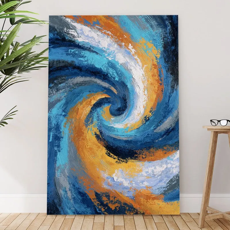 Cirqua Color Wave Canvas Wall Art media 6