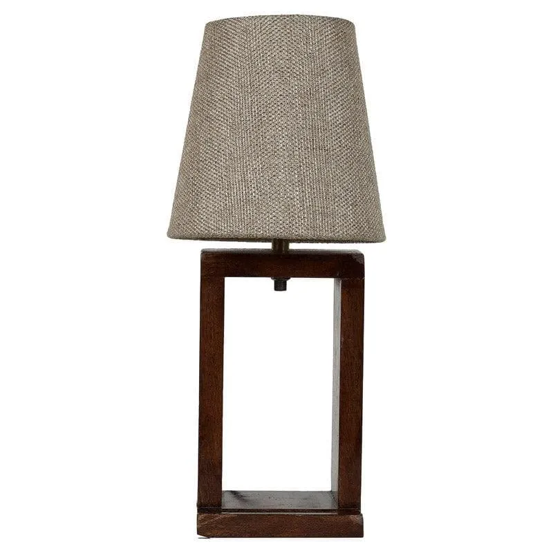 Bria Recto Fabric Table Lamp - Beige,Brown media 4