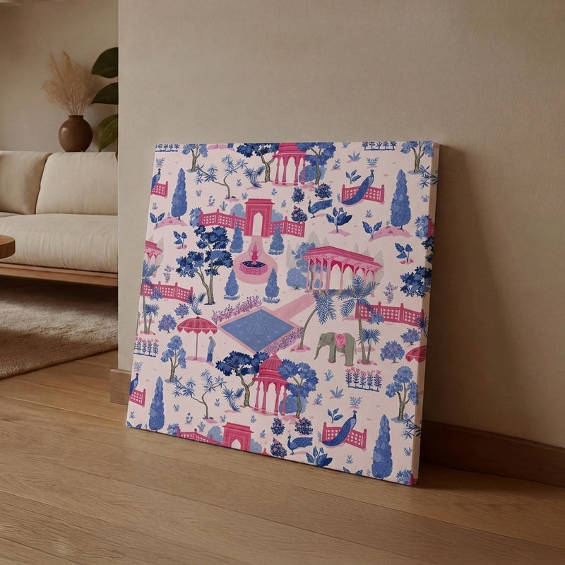 Symmetry In Color Canvas Wall Art