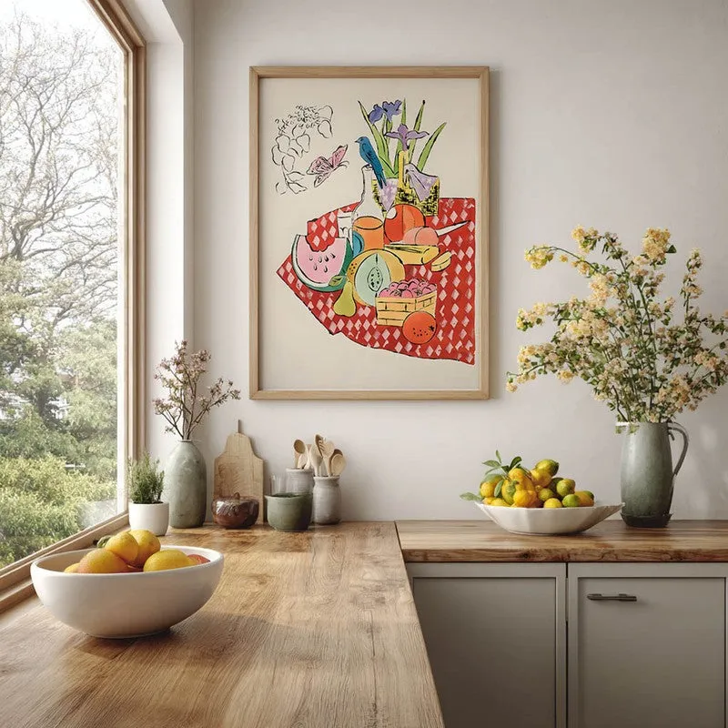 Savory Scene Archival Canvas Wall Art - Brown media 6