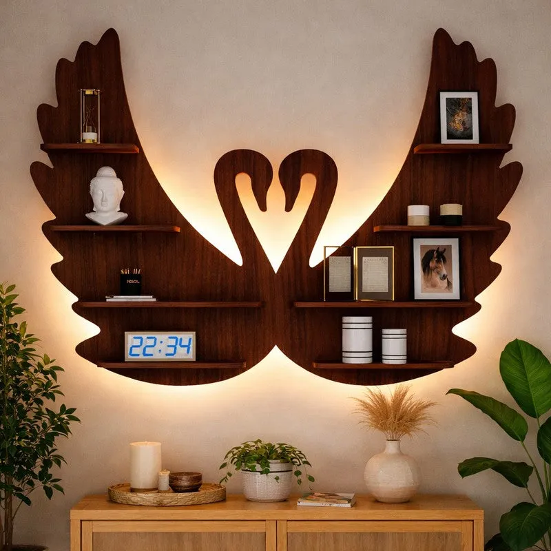 Swan Charm Wall Shelf media 1