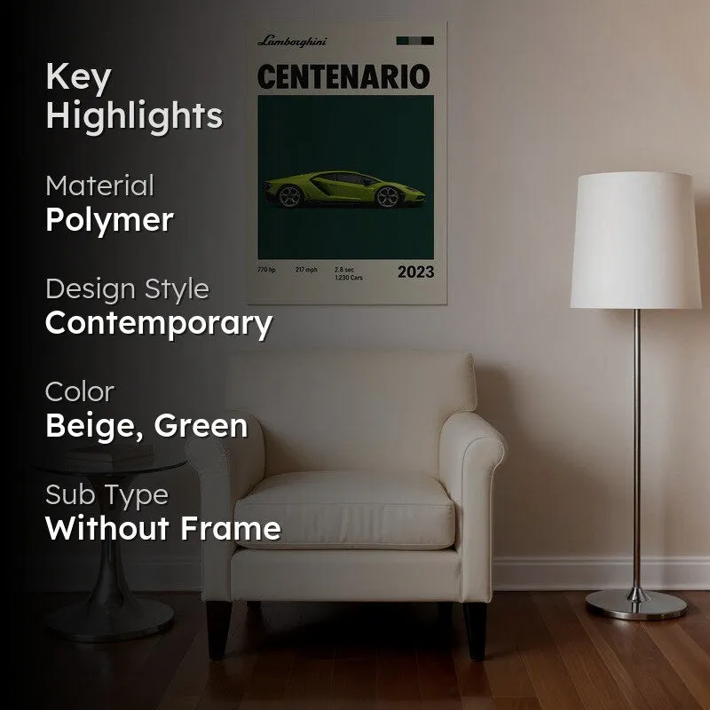 Centenario Speed Wall Poster media 2