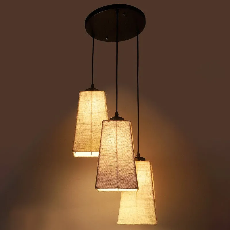 Shadowlux Triple Metal Ceiling Lamp - Off White media 6