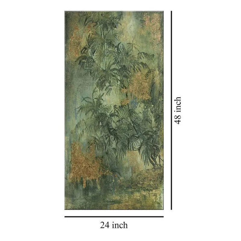 Faded Floral Poly Canvas Wall Painting media 8