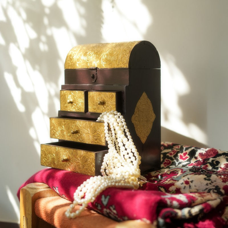 Zyvra Hand-Painted Jewel Box