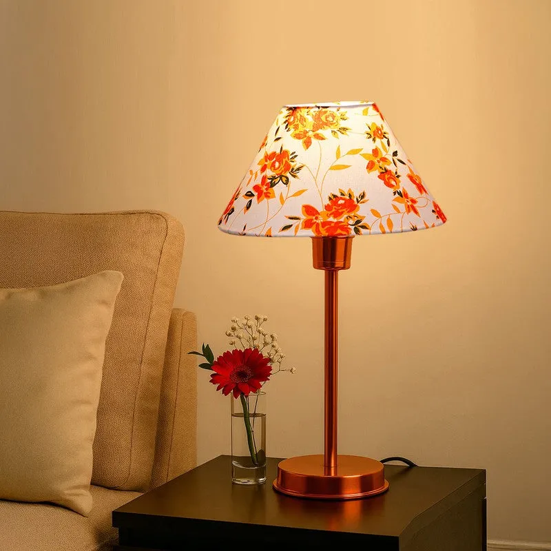 Kavira Keno Floral Metal Table Lamp - Multicolor media 3