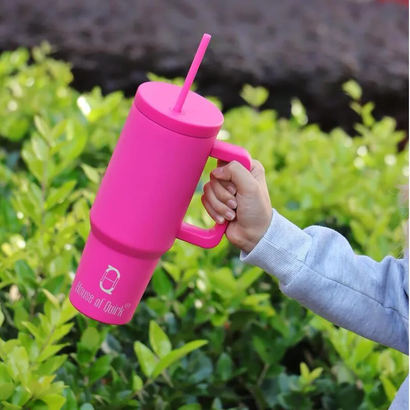 Hydra Boost Stainless Steel Tumbler (1200 ML) - Raspberry media 1