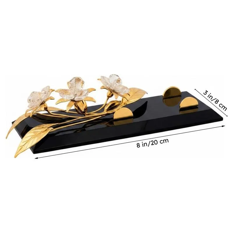 Noir Edge 24K Gold Plated Mild Steel Desk Organizer media 7