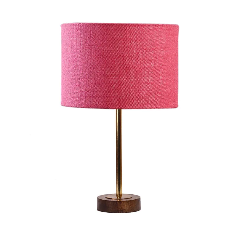Sienna I Rodin Wooden Table Lamp - Pink,Gold,Brown media 4