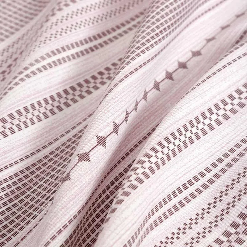 Swayam Geometria Diwan Set - Pink media 8