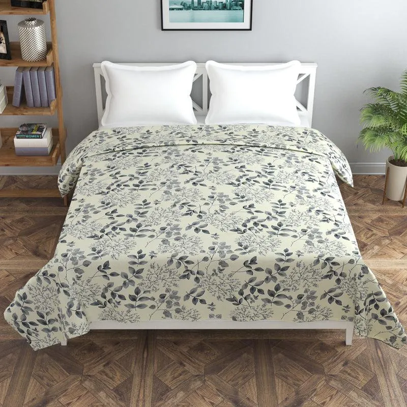 Mist of Leaves Cotton Duvet Cover - 210 TC media 3