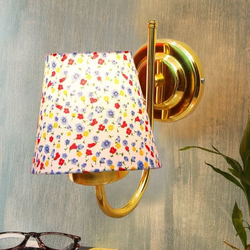 Galora Terrazzo Fabric & Metal Wall Lamp media 1