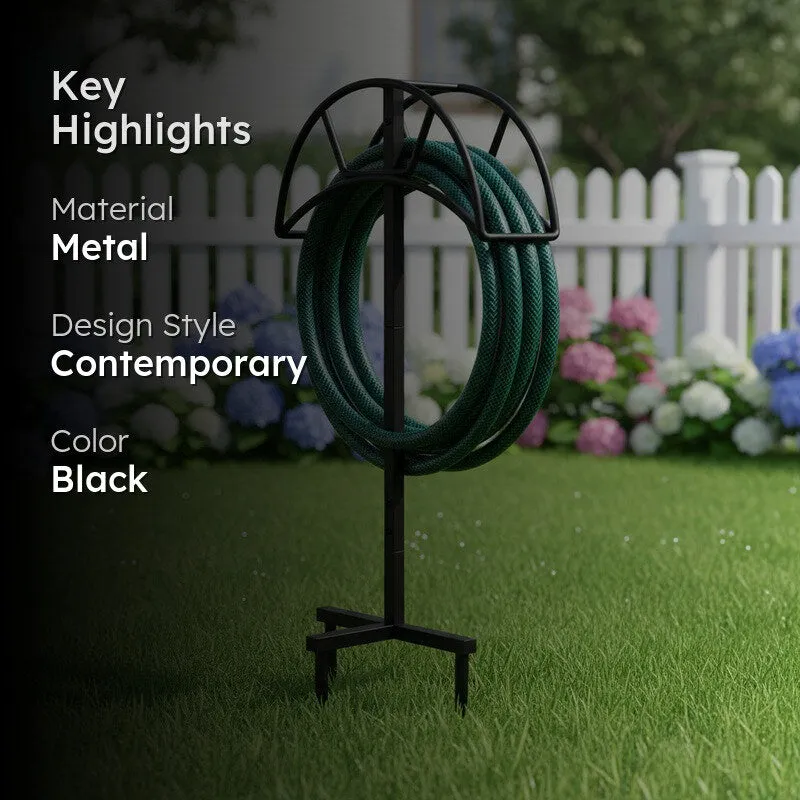 Lawn Hose Holder Metal Rack media 2