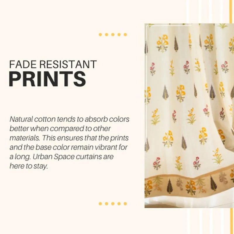 Urban Space High Garden Curtain (Yellow) - Set Of Two media 4