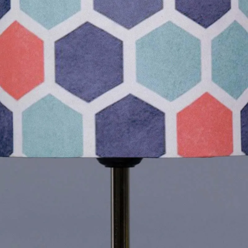 Honeycomb Fabric Table Lamp - Multicolor media 7