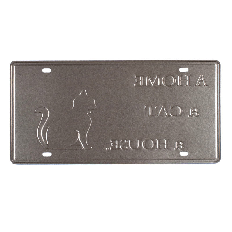 A Home Without A Cat Metal Wall Accent media 4