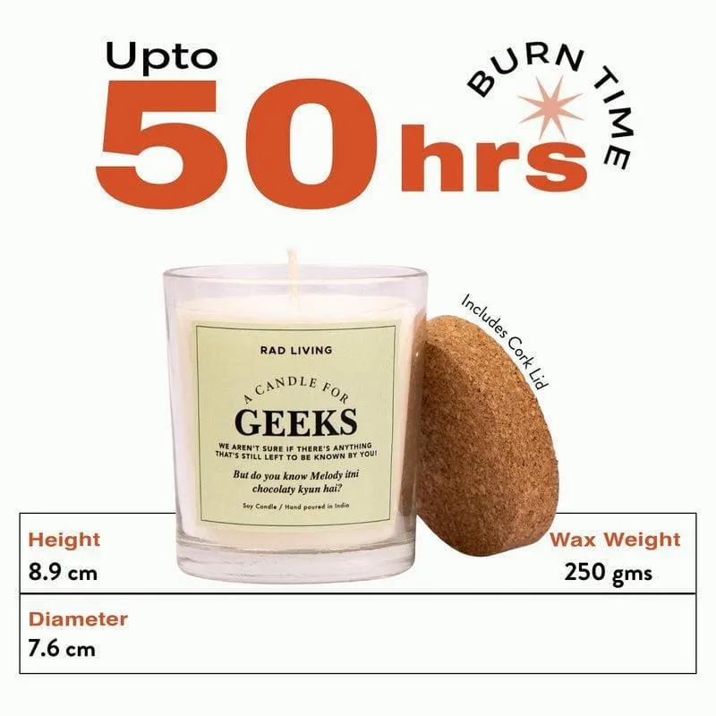 Geeks - Sweet Musk Scented Candle media 6