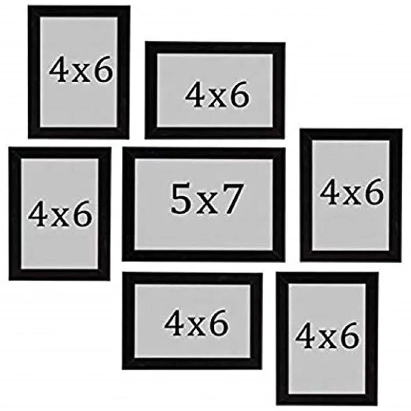 Plaisir Photo Frame (Black) - Set Of Seven media 5
