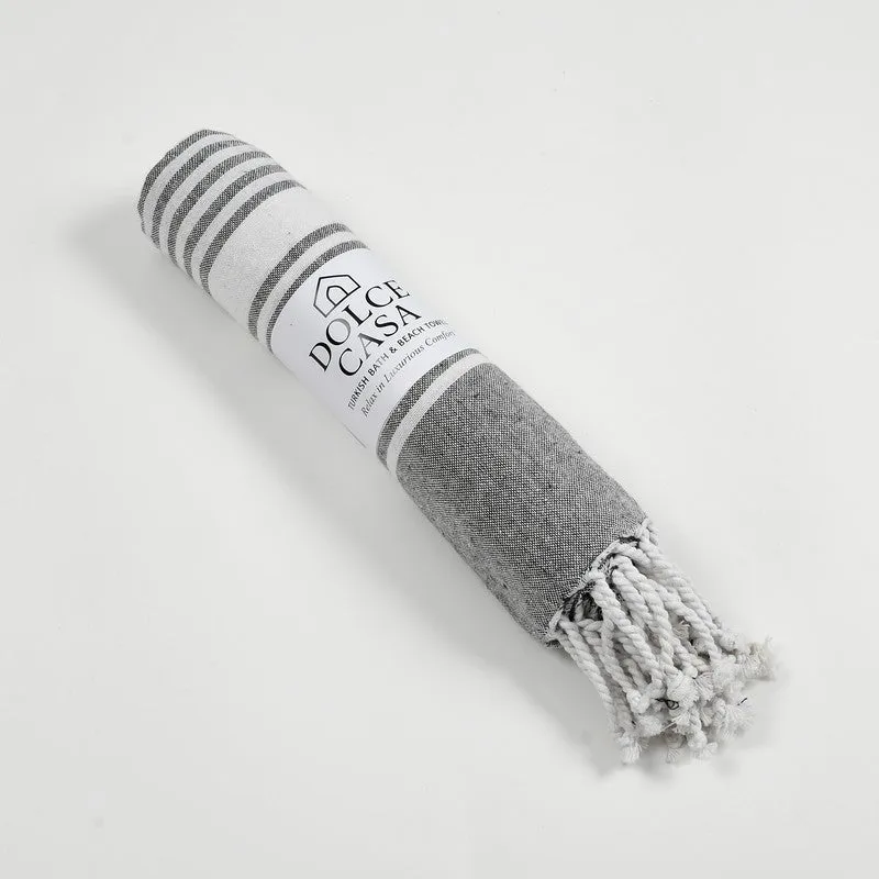 Darsha Bath Towel - Dark Grey media 3