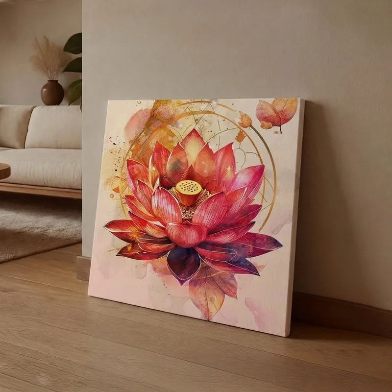 Lotus Nirvana Wall Art media 1