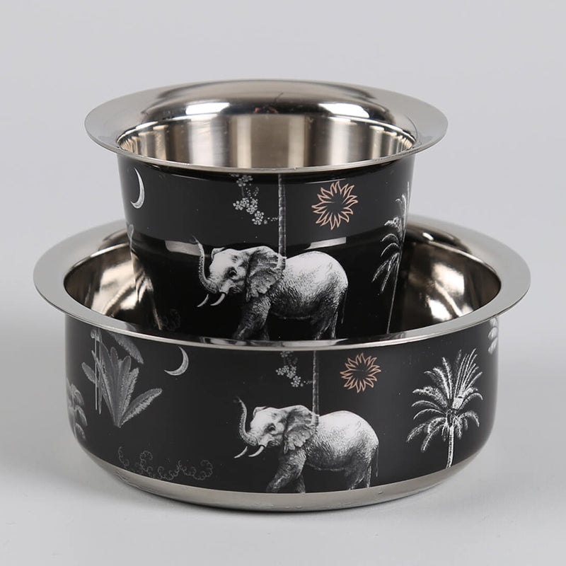 India Circus Fauna Brass Dabara Set (100 mL/150 mL) - Eight Piece Set media 3