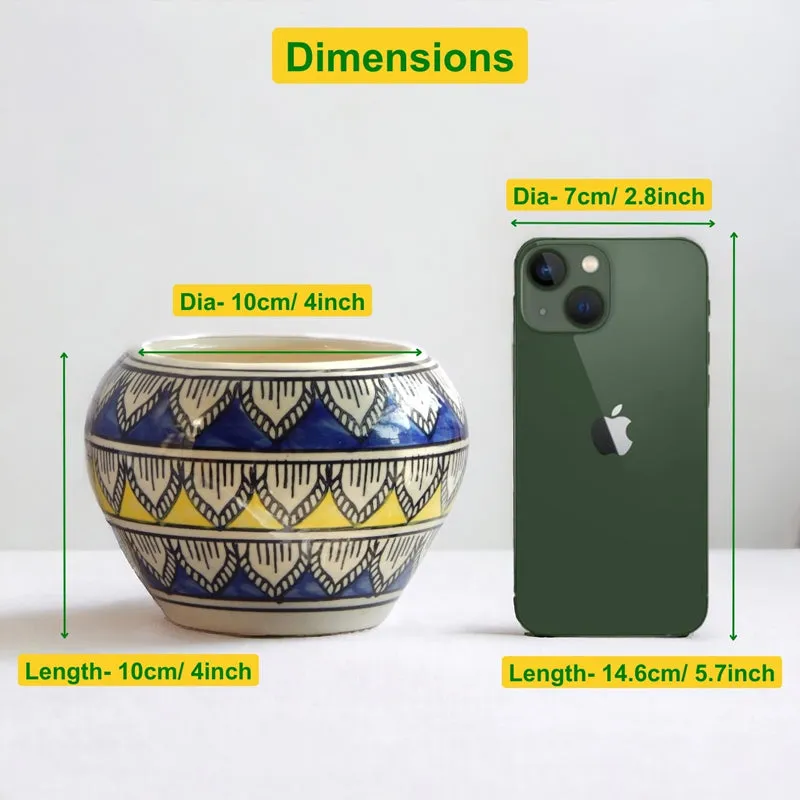 Navya Ethnic Planter - Blue media 3
