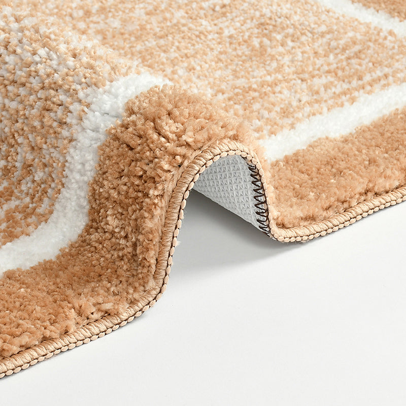 Luxe Anti Skid Bath Mat - Beige media 5