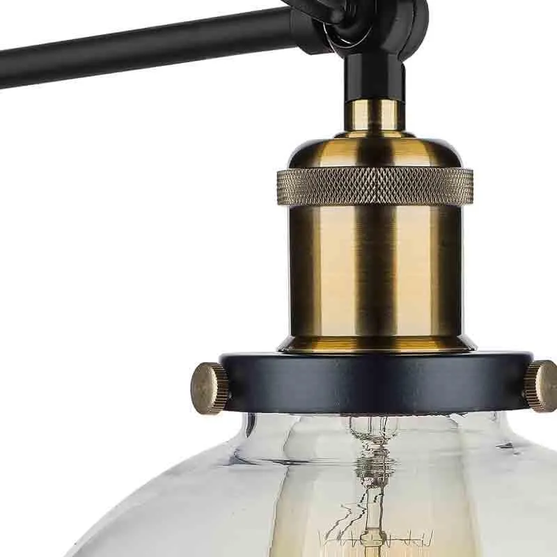 Globe Shine Glass & Metal Wall Lamp media 5