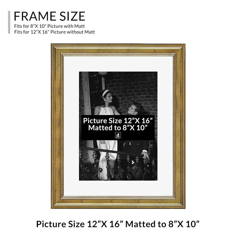 Treega Photo Frame (Gold) - Set Of Four media 8