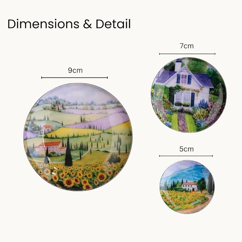 Tuscan Life Fridge Magnet - Set Of Five media 7