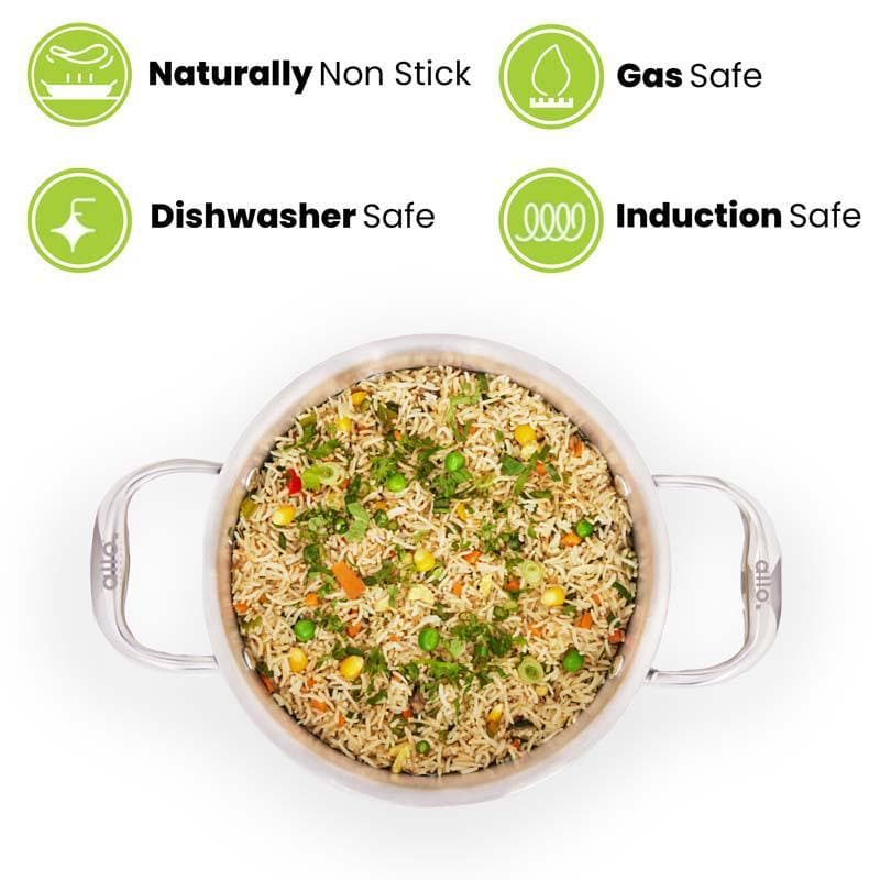 Betto Induction Safe Cooking Pot With Lid - 3600 ML / 8 Inches media 4