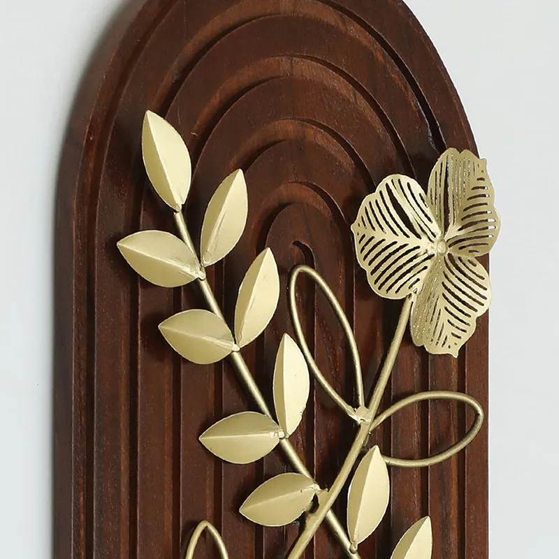 Michle Floral Metal & Wood Wall Accent media 4