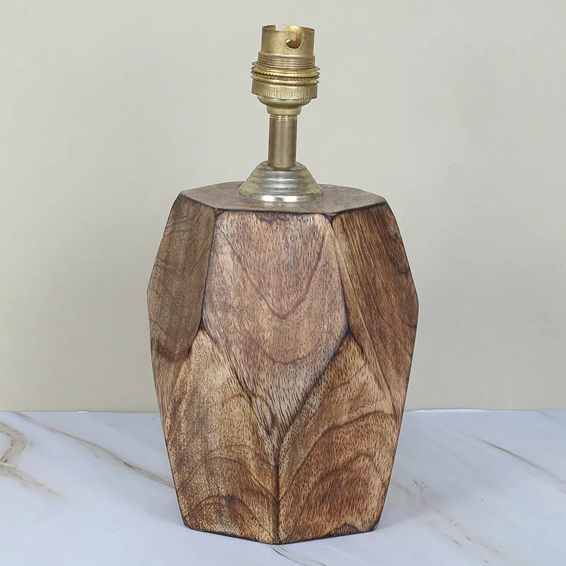 Miyabi Printed Mango Wood Table Lamp - Multicolor media 6